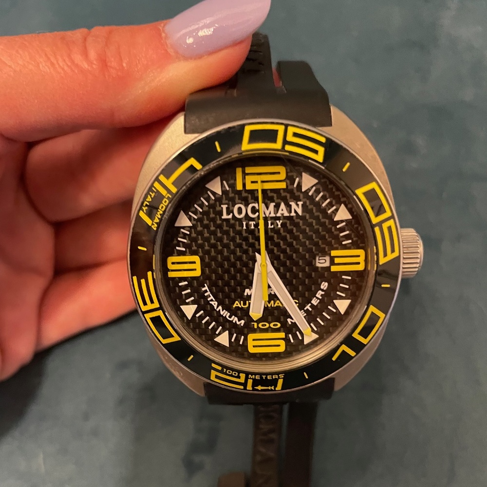 Locman Italy Round Titanium Dive Watch